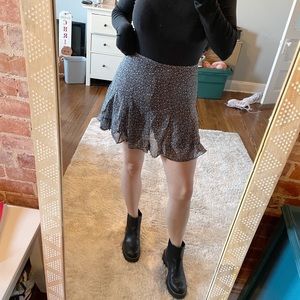 Navy Floral Print Skort NEW WITH TAGS